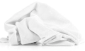 Minky Gładkie Polar 380g Biały / White, pluszowa gładka dzianina poliestrowa, Smooth Minky, kolor biały