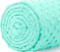 Minky Polar 380g  Mięta / Beach Glass, pluszowa dzianina poliestrowa, kolor miętowy