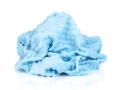 Minky Polar 380g  Sky Blue / Błękit, pluszowa dzianina poliestrowa z okrągłymi tłoczeniami, kolor błękitny