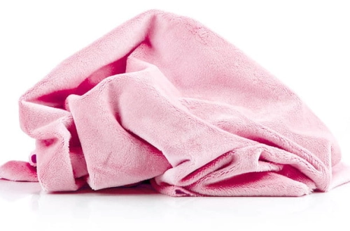 Minky Gładkie Polar 380g Jasny Róż / Blushing Bride, pluszowa gładka dzianina poliestrowa, Smooth Minky, kolor jasny / pudrowy róż