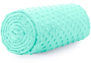 Minky Polar 380g  Mięta / Beach Glass, pluszowa dzianina poliestrowa, kolor miętowy