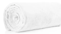 Minky Gładkie Polar 380g Biały / White, pluszowa gładka dzianina poliestrowa, Smooth Minky, kolor biały