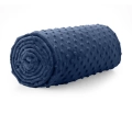 Minky Polar 380g Navy / Poseidon, pluszowa dzianina poliestrowa, kolor granatowy