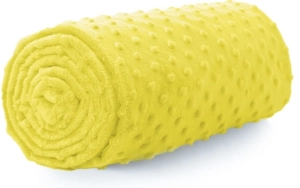 Minky Polar 380g Żółty / Aspen Gold, pluszowa dzianina poliestrowa, kolor żółty