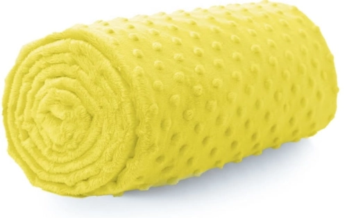 Minky Polar 380g Żółty / Aspen Gold, pluszowa dzianina poliestrowa, kolor żółty