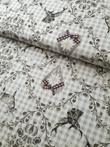 Jeleń Krata Home Decor